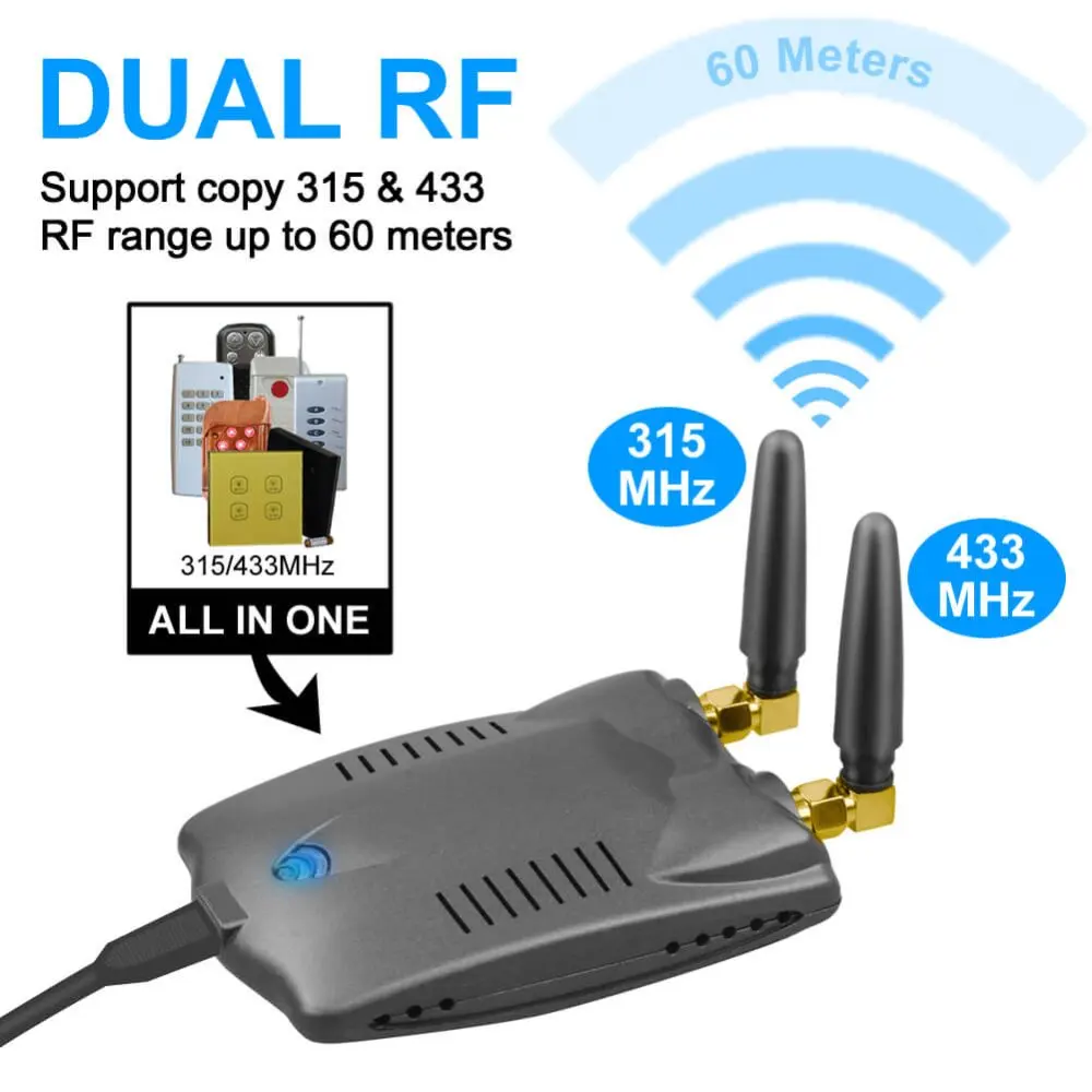 Интеллектуальный двухдиапазонный Wi Fi до 315/433 МГц RF простой micro link app пульт