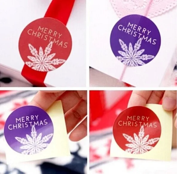 80 шт./лот круглый дизайн снежный цветок серия Merry Christmas DIY многофункциональная
