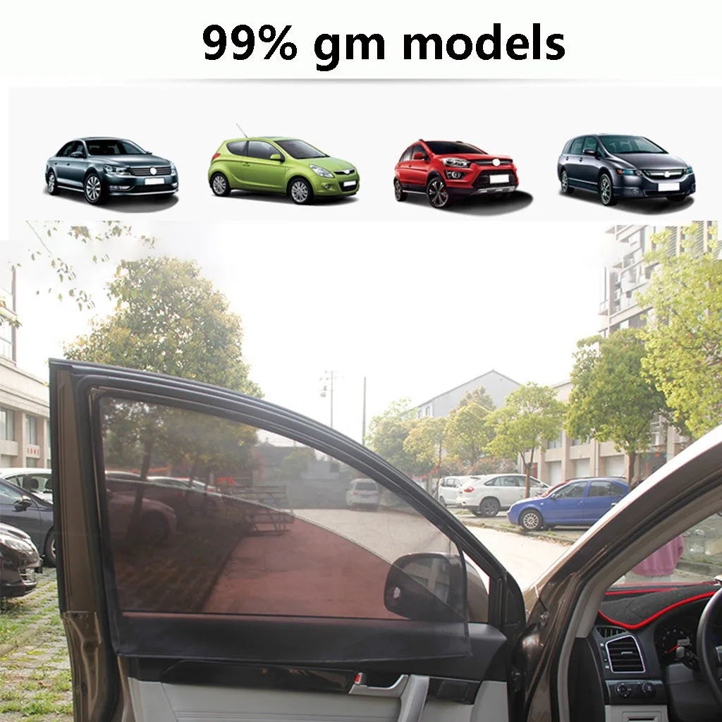 Магнитные автомобильные солнцезащитные занавески 2 шт. шторы с УФ защитой