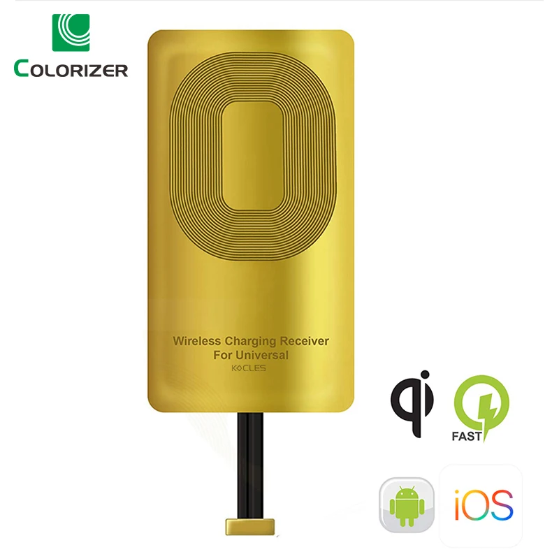 Универсальный Qi беспроводной зарядный приемник для iPhone 7 6s Plus 5S Micro usb type C беспроводной зарядный коврик для samsung huawei Xiaomi