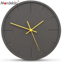 mandelda wall watch large decorative clocks modern design horloge mural digital silent decoracion vintage madera para casa