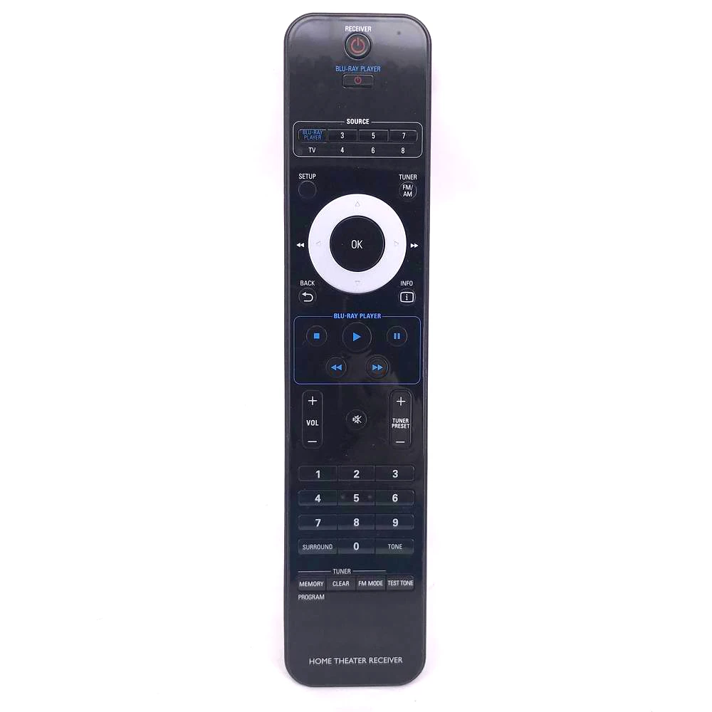 

Original For PHILIPS RC2224103/01 Blu-ray Player BD Remote Control HOME THEATER RECEIVER HTS8140 AVR9900 AVR9900/12 HTR9900