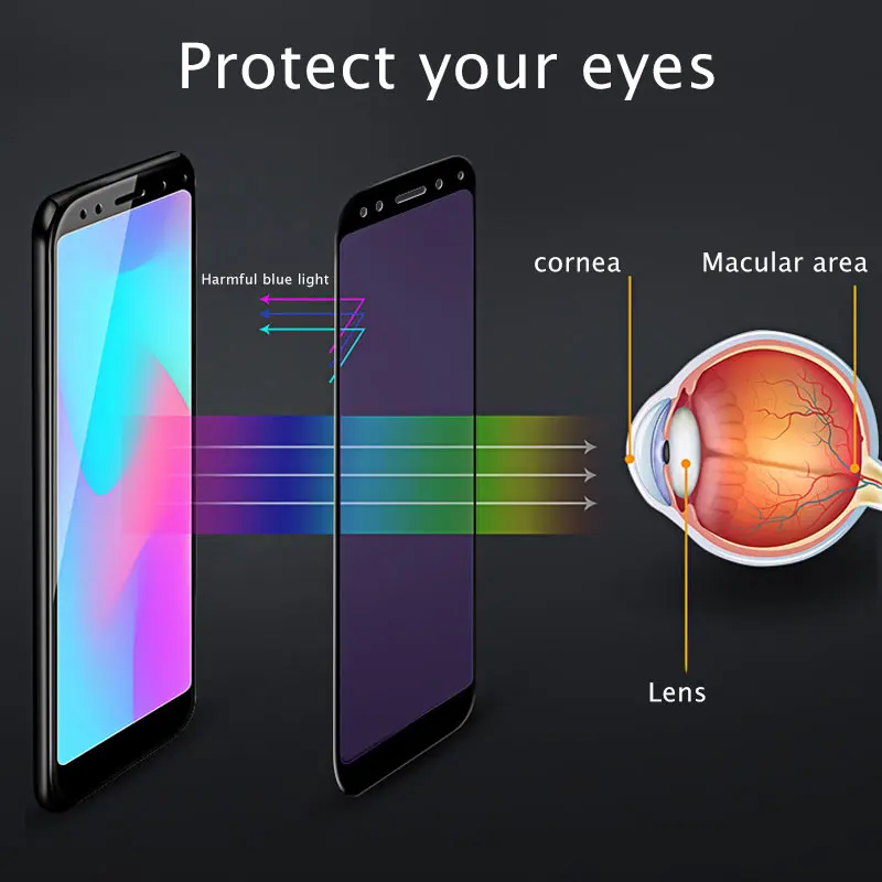 Закаленное стекло Aioria для Xiaomi Redmi 5 защита на весь экран с мягкими краями и