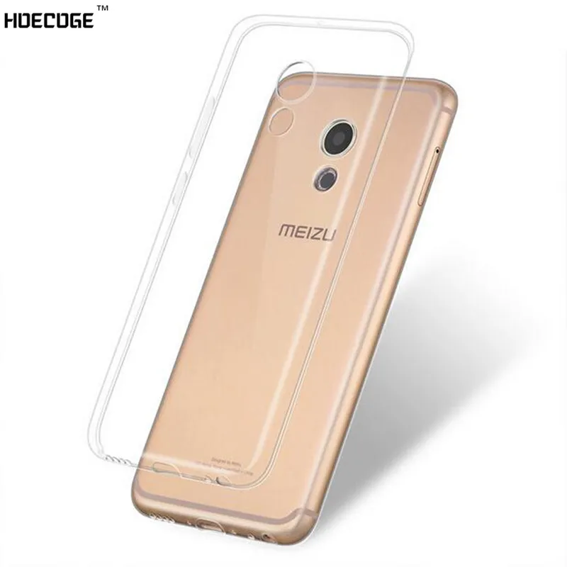 Мягкий силиконовый защитный чехол HOECOGE для Meizu Mx6 прозрачный Pro 6 Plus чехлы 6s |
