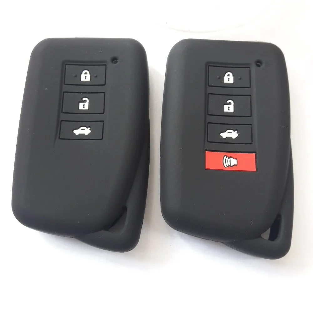 Кремния брелок Smart Remote случае куртка резиновый держатель для Lexus IS ES GS NX GX RX LX RC 200 250 300 350 Автозапуск аксессуар