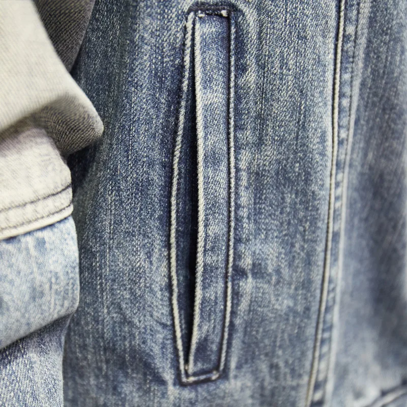 2018 New Blue Denim Jacket Men Autumn Jeans Jackets Coat Male Slim Fit Casual Coats Cotton | Мужская одежда