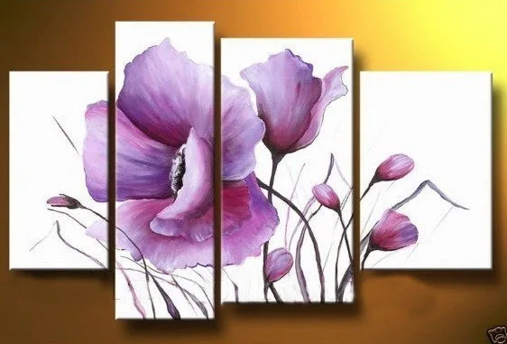 blooming and bud flower painting art 100% Hand painted oil for home decoration|painting graphics|painting aphroditepainting plastic |