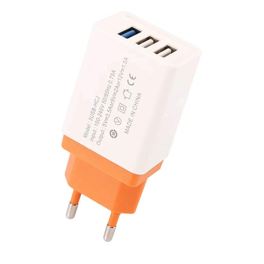 Binmer 2019 новый мобильный телефон 5 в 2 А 3 USB зарядное устройство настенный адаптер