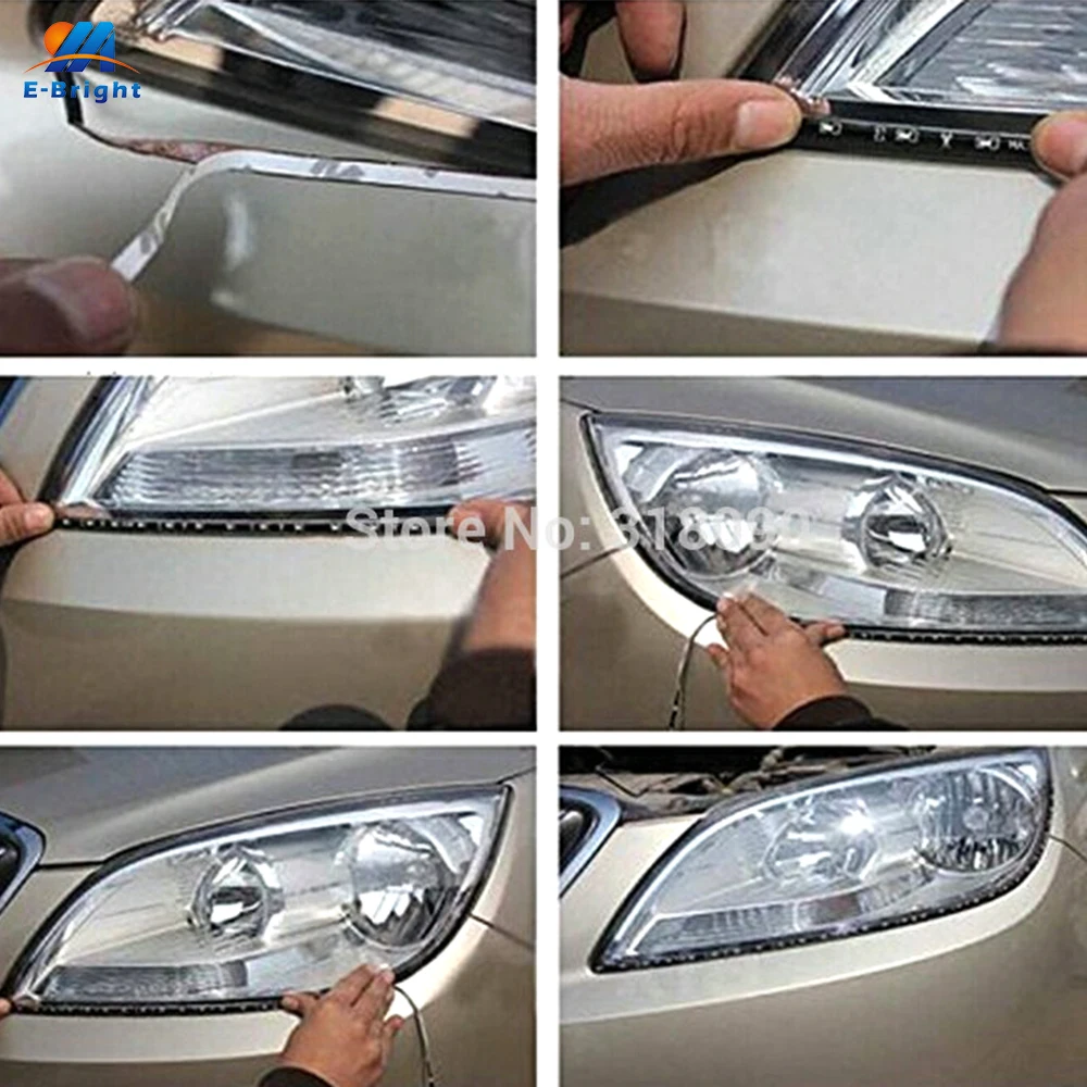 Светодиодная лента 4 шт./лот 30 см 1210 3528 32 светодиода|knight rider light|led strobeknight |
