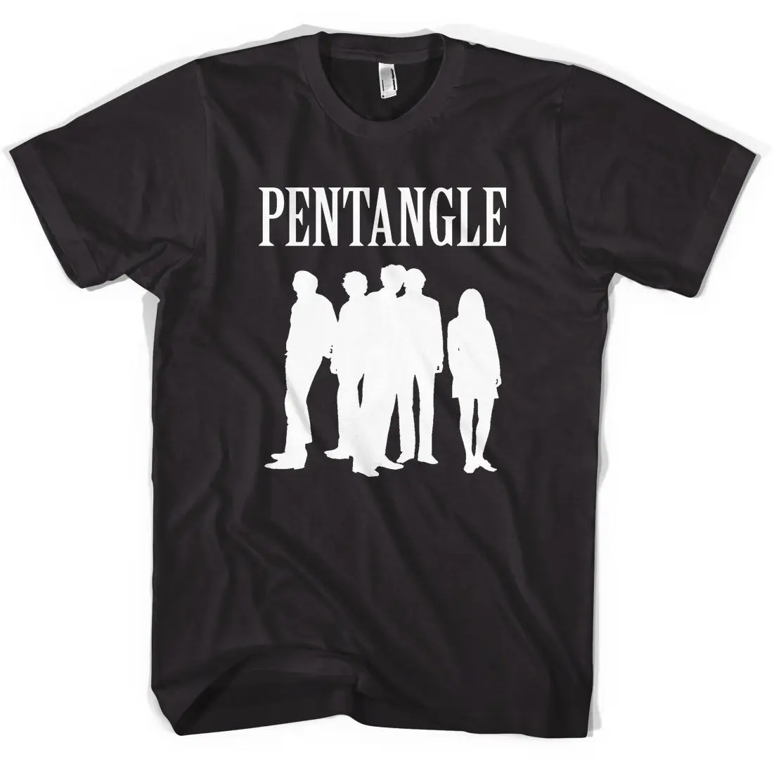 Pentangle Берт Jansch Джон Renbourn футболка унисекс всех размеров и цветов белый Юрского