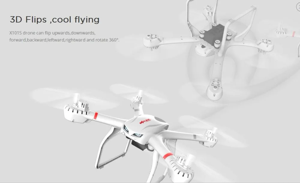 MJX X101 обновленная версия X101S Quadcopter 2 4 г Радиоуправляемый Дрон/drone вертолет 6-оси