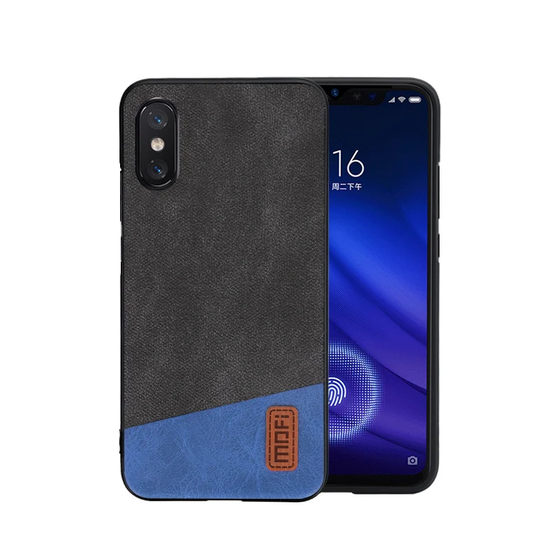 Чехол для Xiaomi mi 8 lite MOFI pro тканевая кожаная задняя крышка чехол xiaomi 8X/mi8 полный |