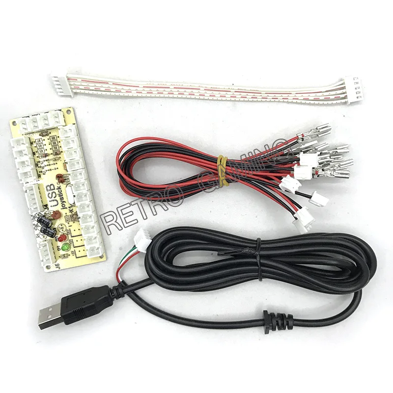 Zero Delay Arcade USB энкодер ПК к джойстику панель управления для MAME (5bin + SANWA тип кнопки)|zero