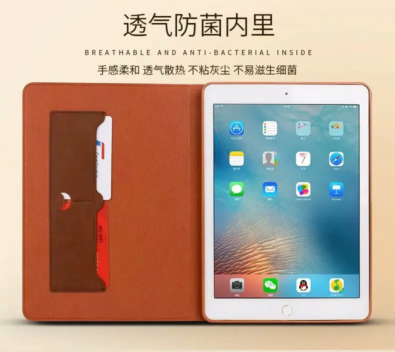 Чехол для ipad Pro 9,7 дюйма из искусственной кожи Smart Cover Чехол-книжка чехол для нового ipad 9,7 Обложка для ipad 1 ipad air air2 ipad 5 6