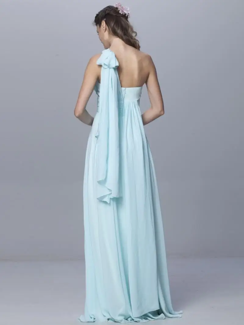 Pink Bridesmaid Dress Long Chiffon Cheap Winter Wedding Party Prom Dresses Vestido De Festa Casamento Dama Honra 2018 New | Свадьбы и
