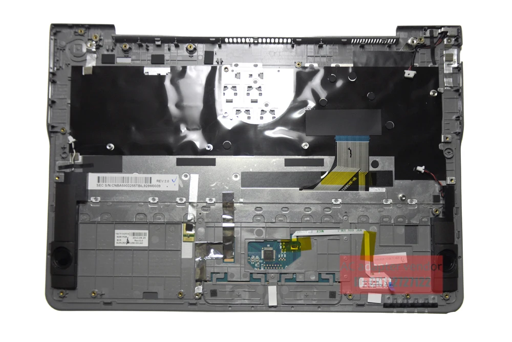 Клавиатура для ноутбука samsung NP530U3C с корпусом c