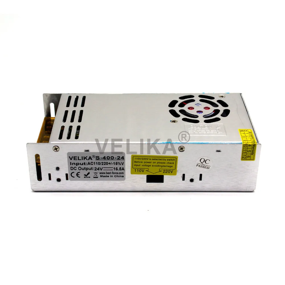 Лучшая цена коммутации Питание DC 24 В 15A 360 Вт драйвер USP 110 В 220 В AC DC 24 В SMPS для СИД свет лампы ЧПУ CCTV двигателя