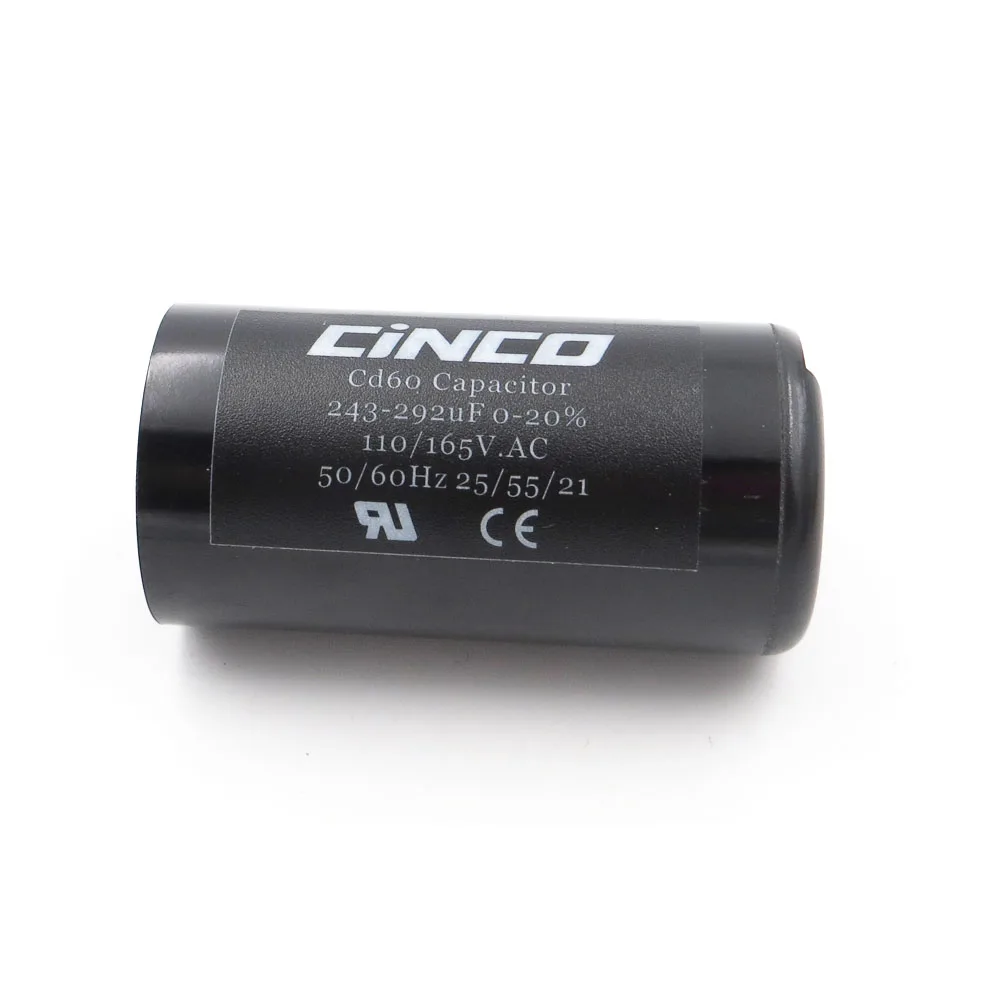 243-292MF 110V 125V 165V CD60 пусковые конденсаторы двигателя Электрический двигатель 243 292 Mfd