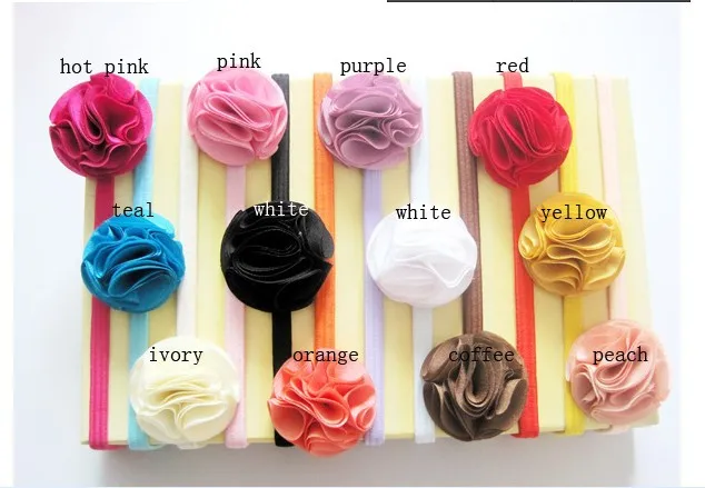 1 пк отправить произвольный прекрасный цветок младенцы повязка на голову девочка