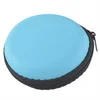 BLUE 8X3.8CM Urijk Органайзер проводов для наушников коробка для передачи данных кабель коробка для хранения Чехол Контейнер для монет наушники защитный чехол контейнер - Цвет: BLUE 8X3.8CM