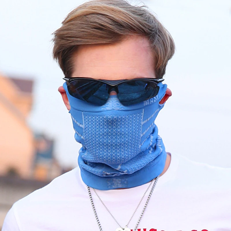 Унисекс ветрозащитные маски Половина Уход за кожей лица шеи езды велосипед