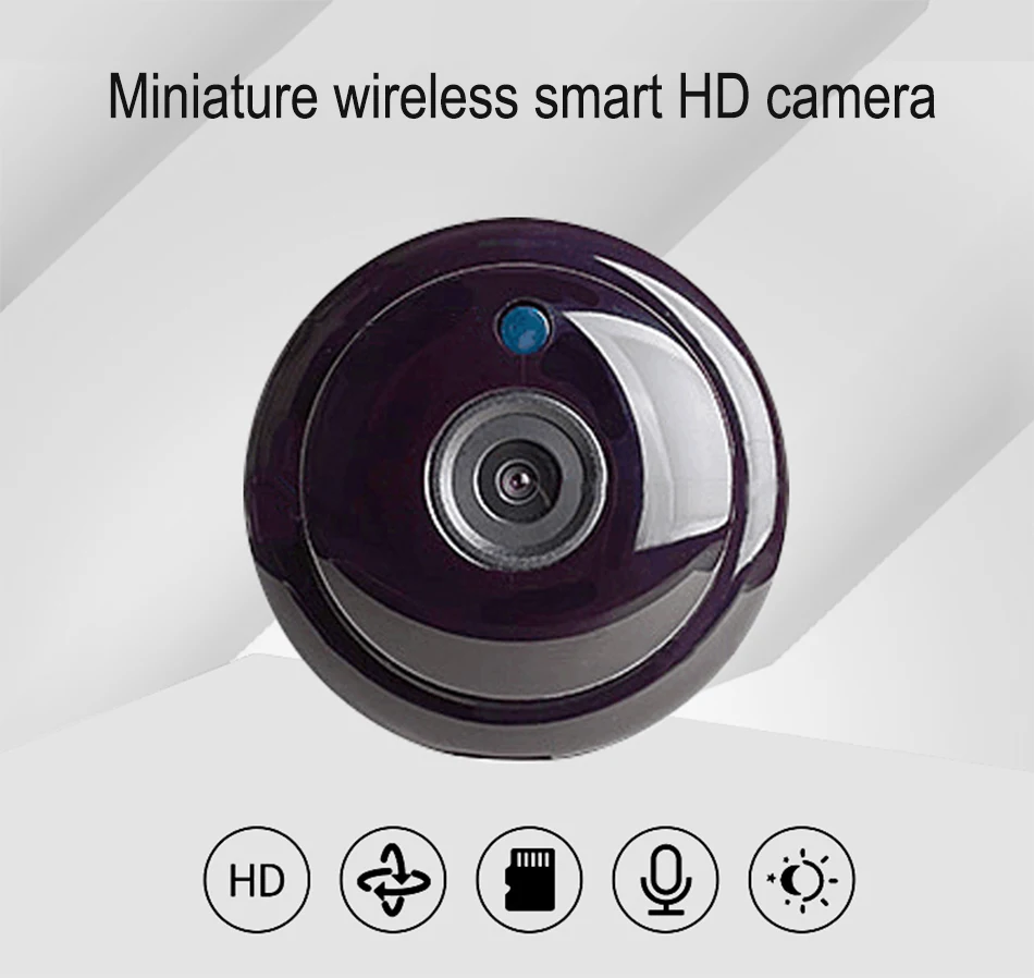 1080P мини камера Wifi Беспроводная IP видеокамера детектор движения сигнализация для домашней безопасности камера ночного видения циклическая запись камера dvr
