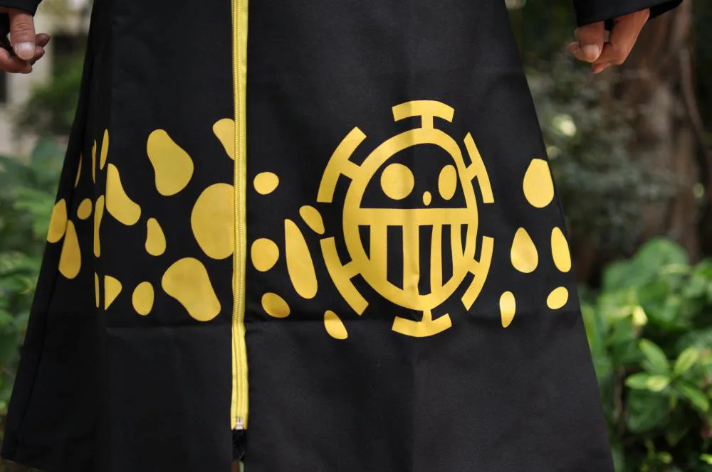 Аниме Цельный Толстовка Трафальгар плащ халат с капюшоном длинный Хэллоуин