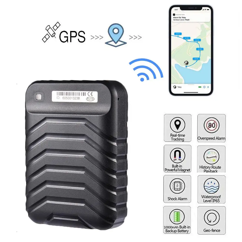 5000 мАч батарея в режиме ожидания автомобильный gps локатор Адсорбция записывающее