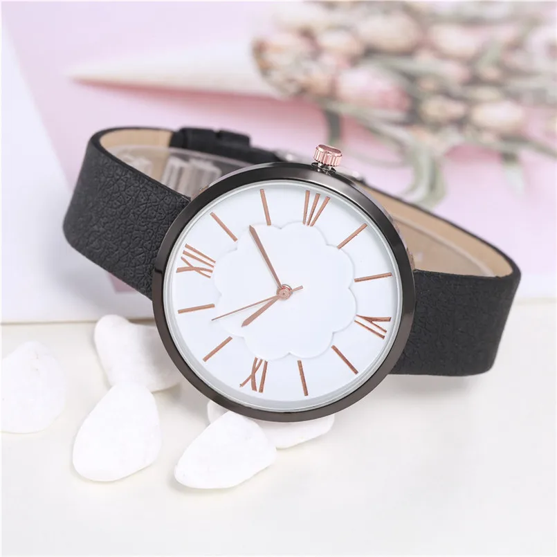 Женские Аналоговые кварцевые часы с круглым циферблатом | Наручные