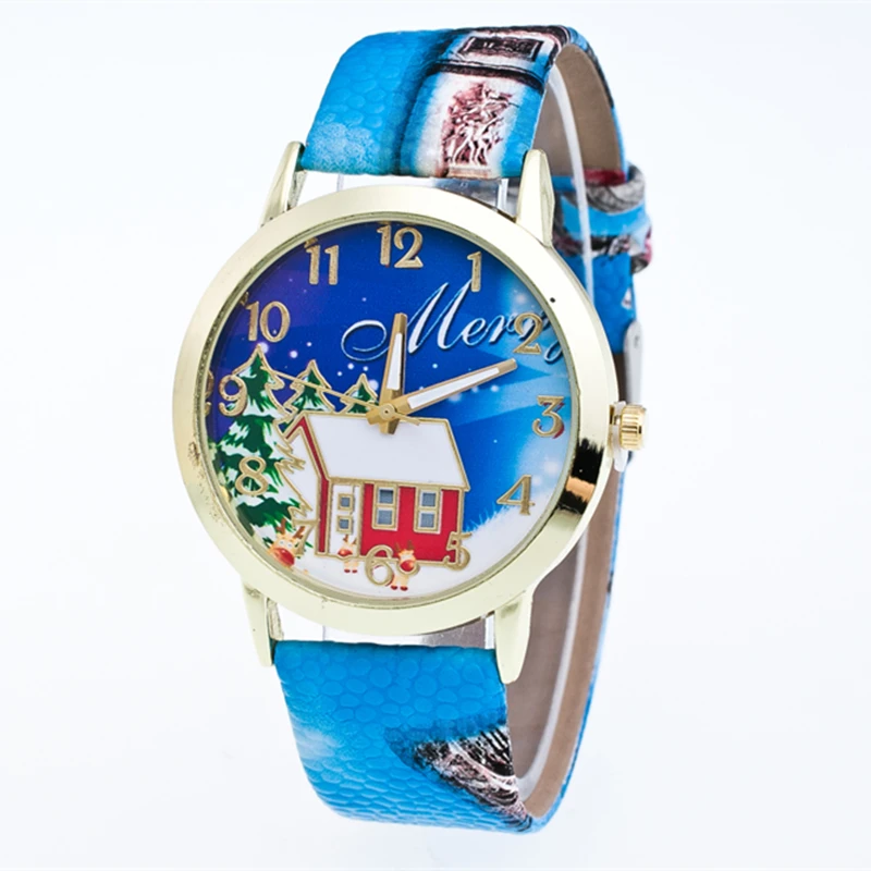 Новые модные мужские и женские студенческие часы сказка рождественский дом