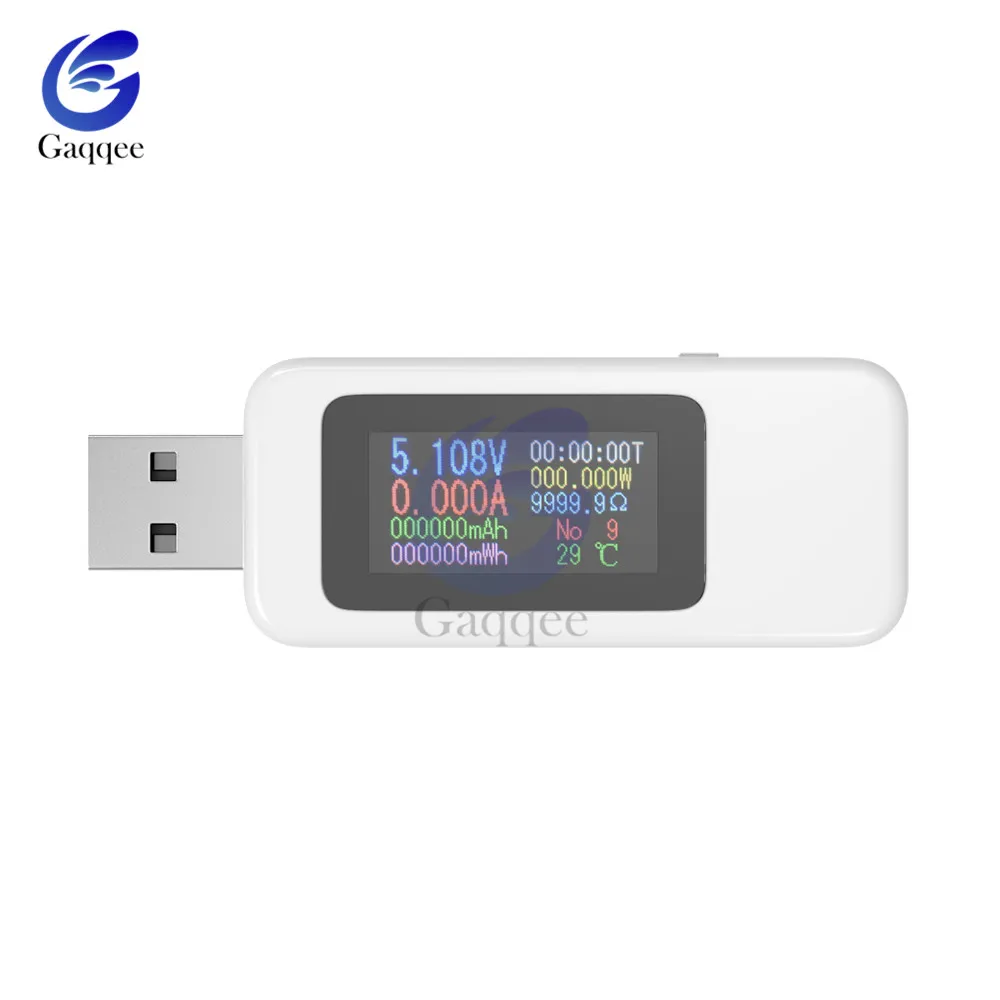 10 в 1 QC2.0 QC3.0 DC USB Тестер измеритель напряжения тока измеритель времени вольтметр цифровой амперметр монитор Индикатор питания зарядное устройство 4-30 в