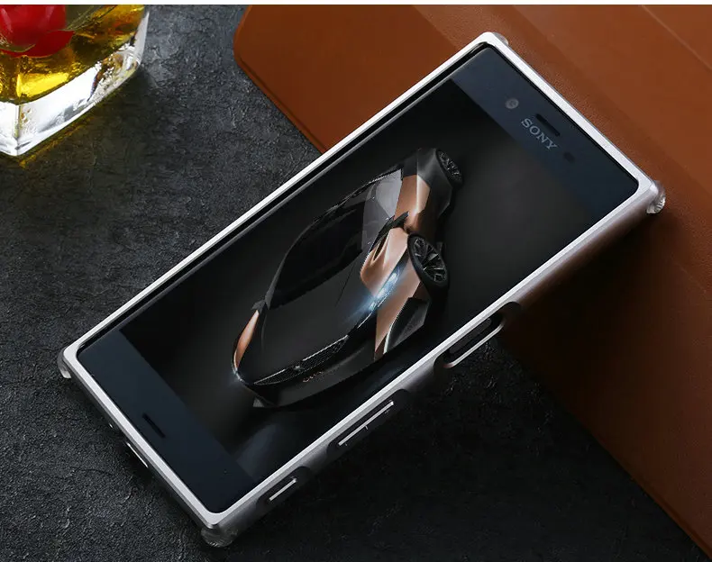 Роскошный Матовый металлический бампер для sony Xperia XZs G8232 XZ F8331 Dual F8332 противоударный чехол