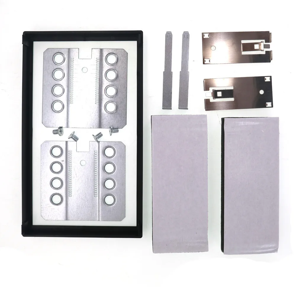 Автомобильный 100 мм ISO установочный клетчатый Универсальный 2 диновый Комплект