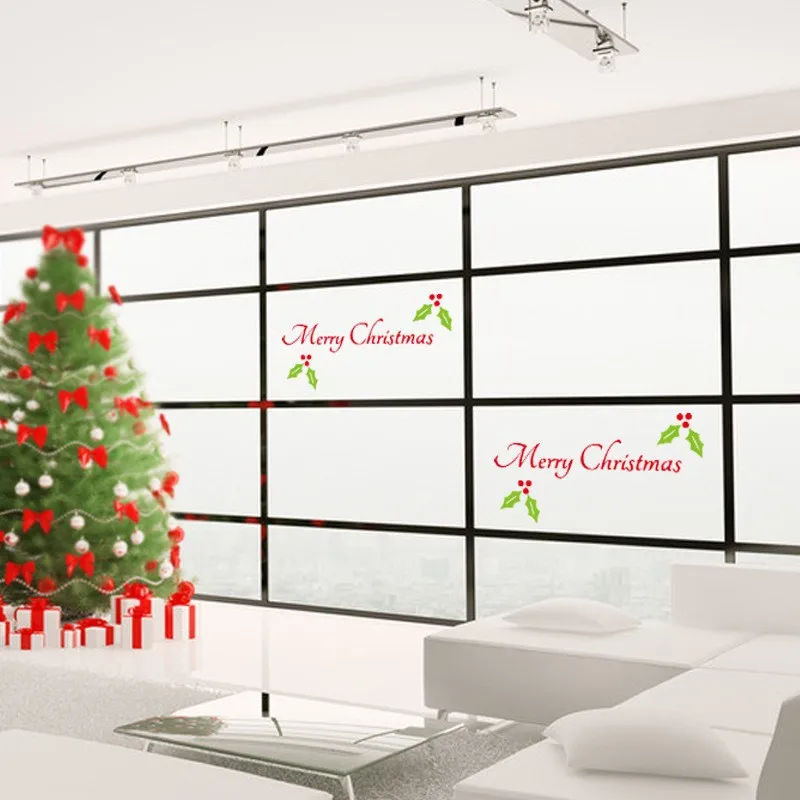 Продвижение 1 шт. рождеством стены наклейки цитирует домашнего декора DIY