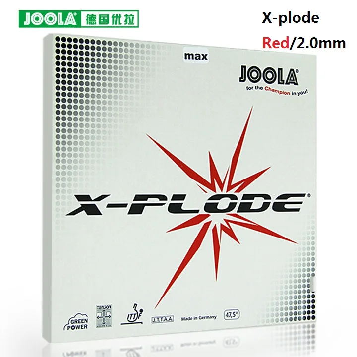 Red 2.0 Joola EXPRESS X-plode(speed& Spin) резиновый Настольный теннис с бугорками пинг-понг резиновый с губкой - Цвет: Red 2.0