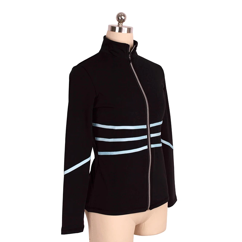 Куртка на молнии для фигурного катания женские топы тренировок соревнований