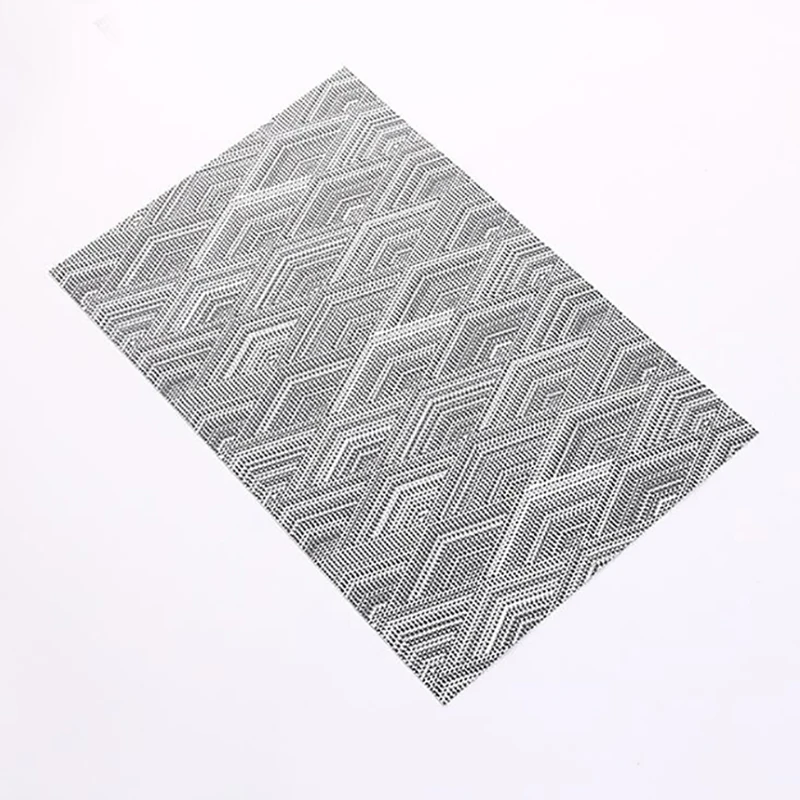 Waterproof Plastic PVC Table Mat Chic Placemat For Tableware Dining Pad Lattice Pads Bowl Coaster Kitchen Accessories | Дом и сад