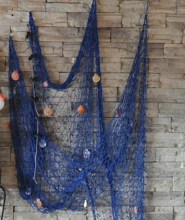 

Модные настенные 3D наклейки в морском стиле, Большая Морская рыболовная сеть, настенные украшения, украшения для детской гостиной, декорации, украшения