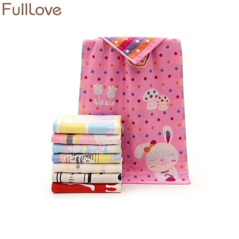 FullLove 2 шт./компл. 75*35 см трехслойные полотенца из микрофибры с милым рисунком панды