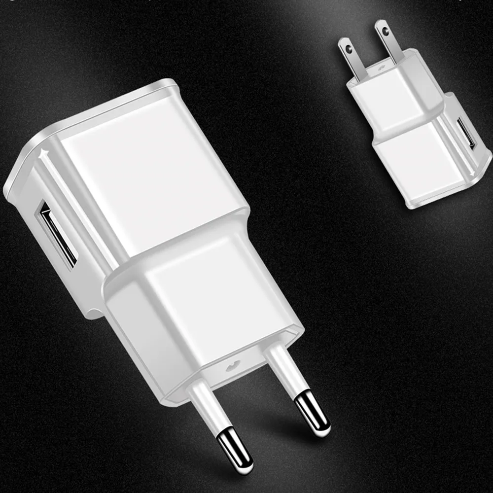 USB зарядное устройство 5V2A для путешествий настенное адаптер EU US вилка iPhone 7 Samsung S8