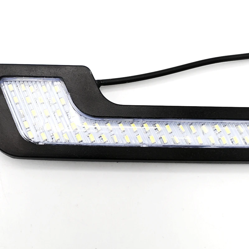Yituancar 2 шт./компл. 2X72 чипы 3140SMD светодиодный дневные ходовые огни дневного