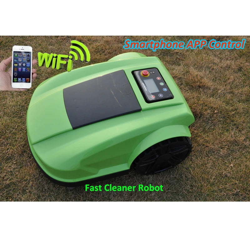 Смартфон Wi Fi приложение робот газонокосилка S520 с 6.6ah battery + 300 м провод шт. колышки 16