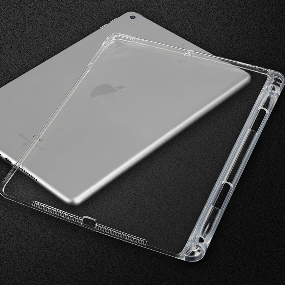 Прозрачный чехол для Apple iPad Pro 11 и 12 9 2018 тонкий силиконовый мягкий ТПУ планшета