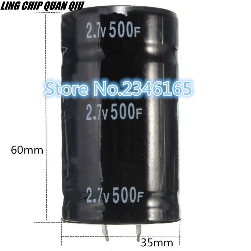 1 шт 2 7 V 500F 35*60 мм|Интегральные схемы| |