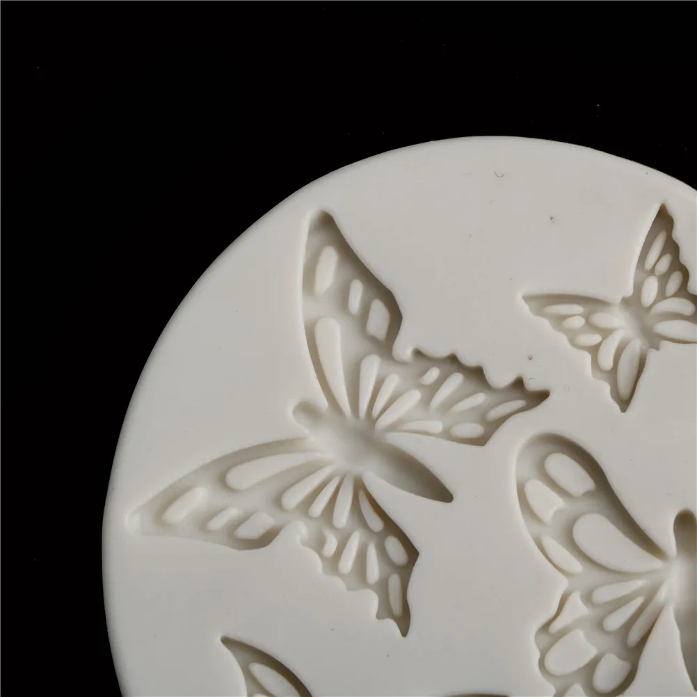 УФ смола ювелирные изделия Жидкая силиконовая форма розовая бабочка силиконовые