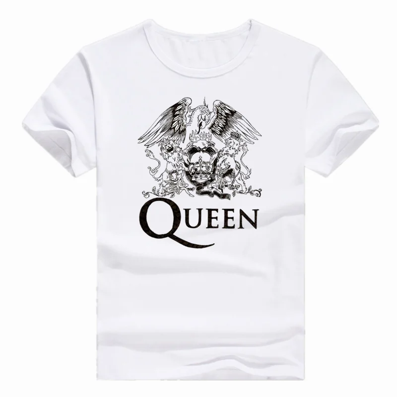 Азиатский размеры Фредди Меркьюри тяжелый рок Топ 100 группа queen Футболка короткий