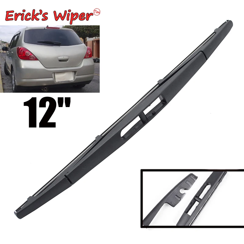 

Erick's Wiper 12" Rear Wiper Blade For Nissan Tiida 2003 2004 2005 2006 Windshield Windscreen Rear Window