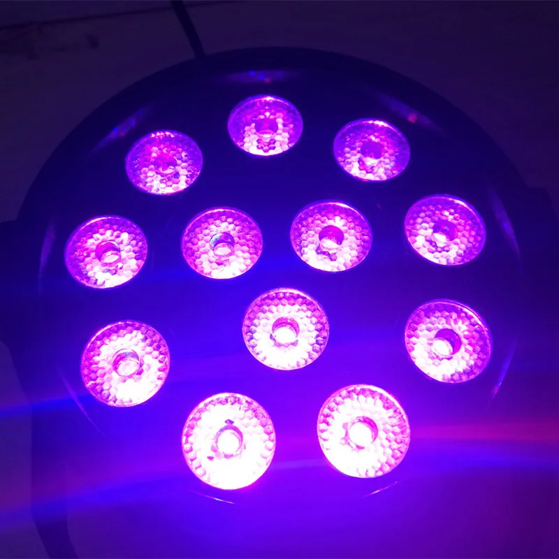 LED Par Light 12 светодиодов 3 в 1 сценическое освещение DMX 512 18 Вт 5*12 Клубная Дискотека