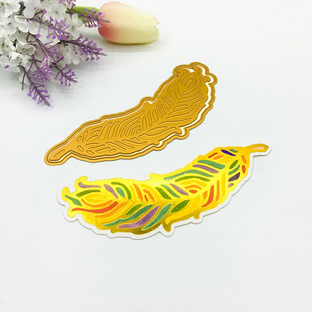 Металлические режущие штампы 2019 перо рамка украшения для свадьбы в стиле