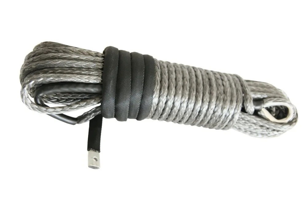 

Free Shipping Grey 10mm*30m Synthetic Winch Rope,ATV Winch Cable for Auto Parts, Winch Rope